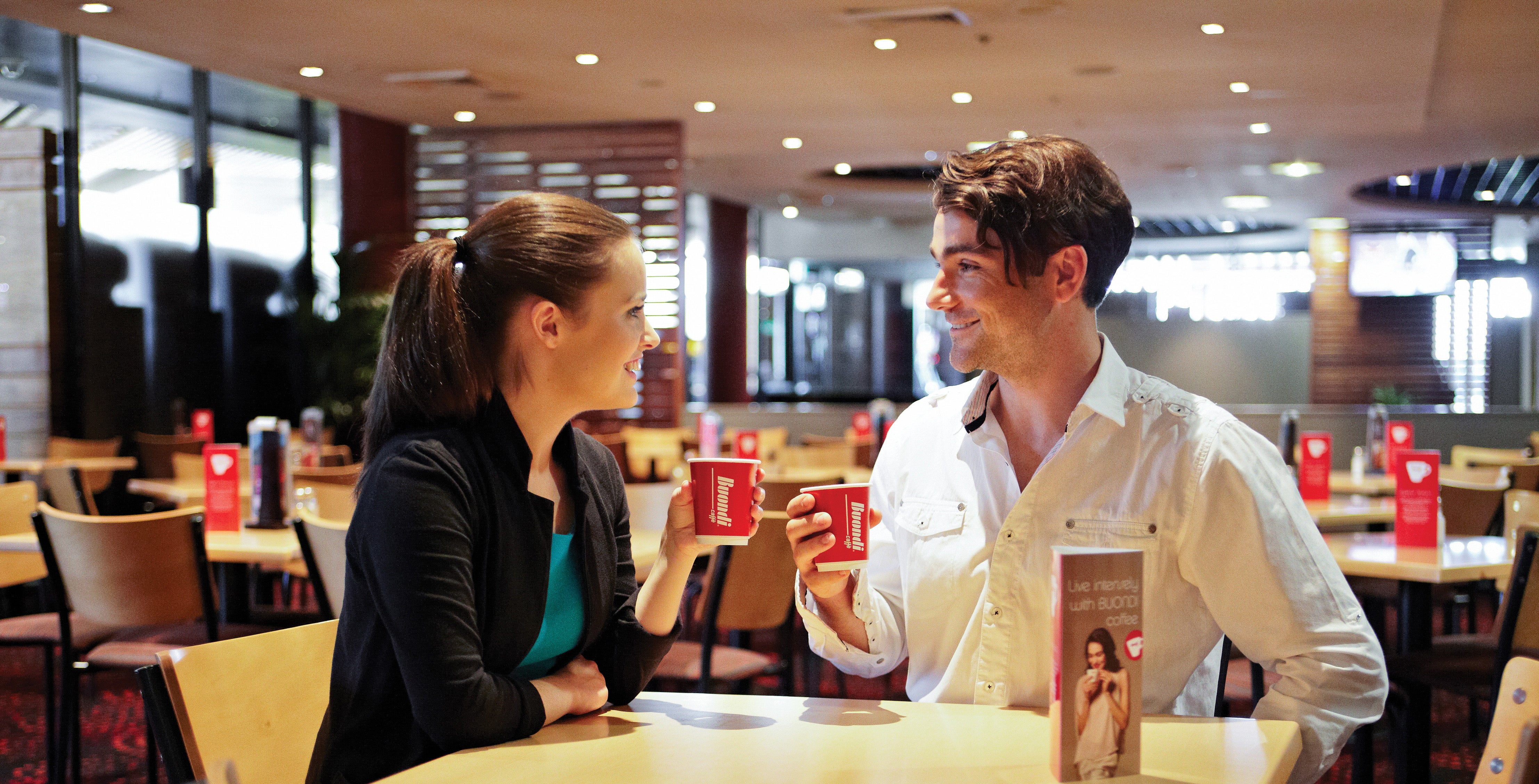 Nescafe coffee at the table for two