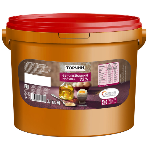 ТОРЧИН Майонез Професійний 72%, 3,1кг 