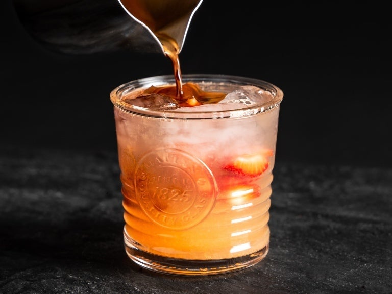Strong ice coffee