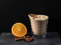 Orange Cappuccino coffee